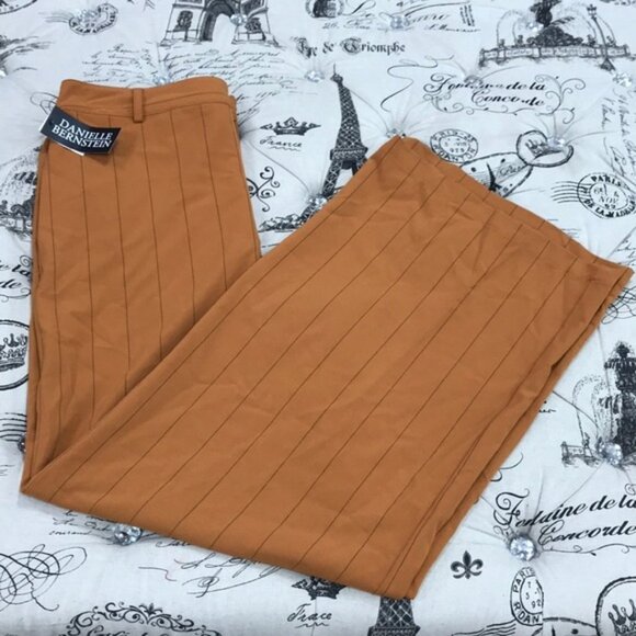 Danielle Bernstein Pinstripe Trouser Pants - Picture 5 of 5